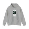 Suter 20 Dallas Hockey Black Vertical Design Unisex Hooded Sweatshirt