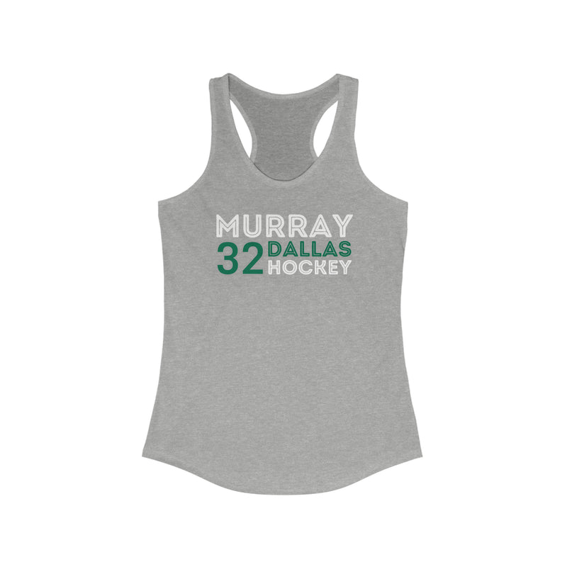 Murray 32 Dallas Hockey Grafitti Wall Design Women's Ideal Racerback Tank Top