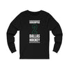 Hakanpaa 2 Dallas Hockey Black Vertical Design Unisex Jersey Long Sleeve Shirt