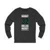 Murray 32 Dallas Hockey Black Vertical Design Unisex Jersey Long Sleeve Shirt