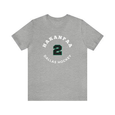 Hakanpaa 2 Dallas Hockey Number Arch Design Unisex T-Shirt