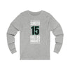 Smith 15 Dallas Hockey Black Vertical Design Unisex Jersey Long Sleeve Shirt