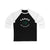 Faksa 12 Dallas Hockey Number Arch Design Unisex Tri-Blend 3/4 Sleeve Raglan Baseball Shirt