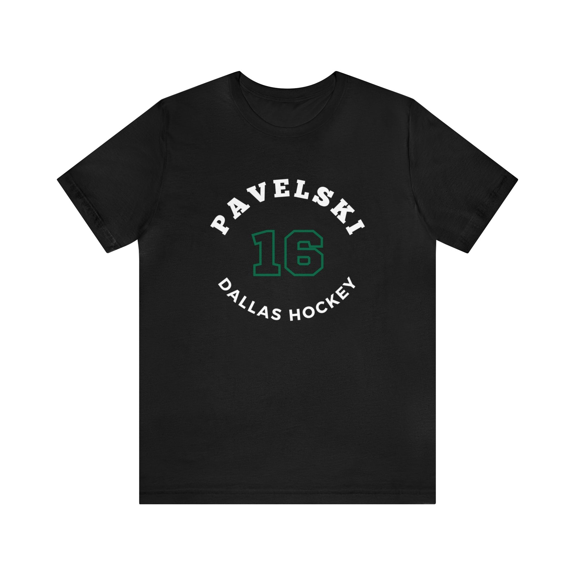 Pavelski 16 Dallas Hockey Number Arch Design Unisex T-Shirt