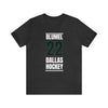 Blumel 22 Dallas Hockey Black Vertical Design Unisex T-Shirt