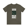 Suter 20 Dallas Hockey Black Vertical Design Unisex T-Shirt