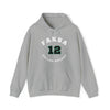 Faksa 12 Dallas Hockey Number Arch Design Unisex Hooded Sweatshirt