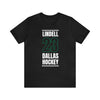 Lindell 23 Dallas Hockey Black Vertical Design Unisex T-Shirt