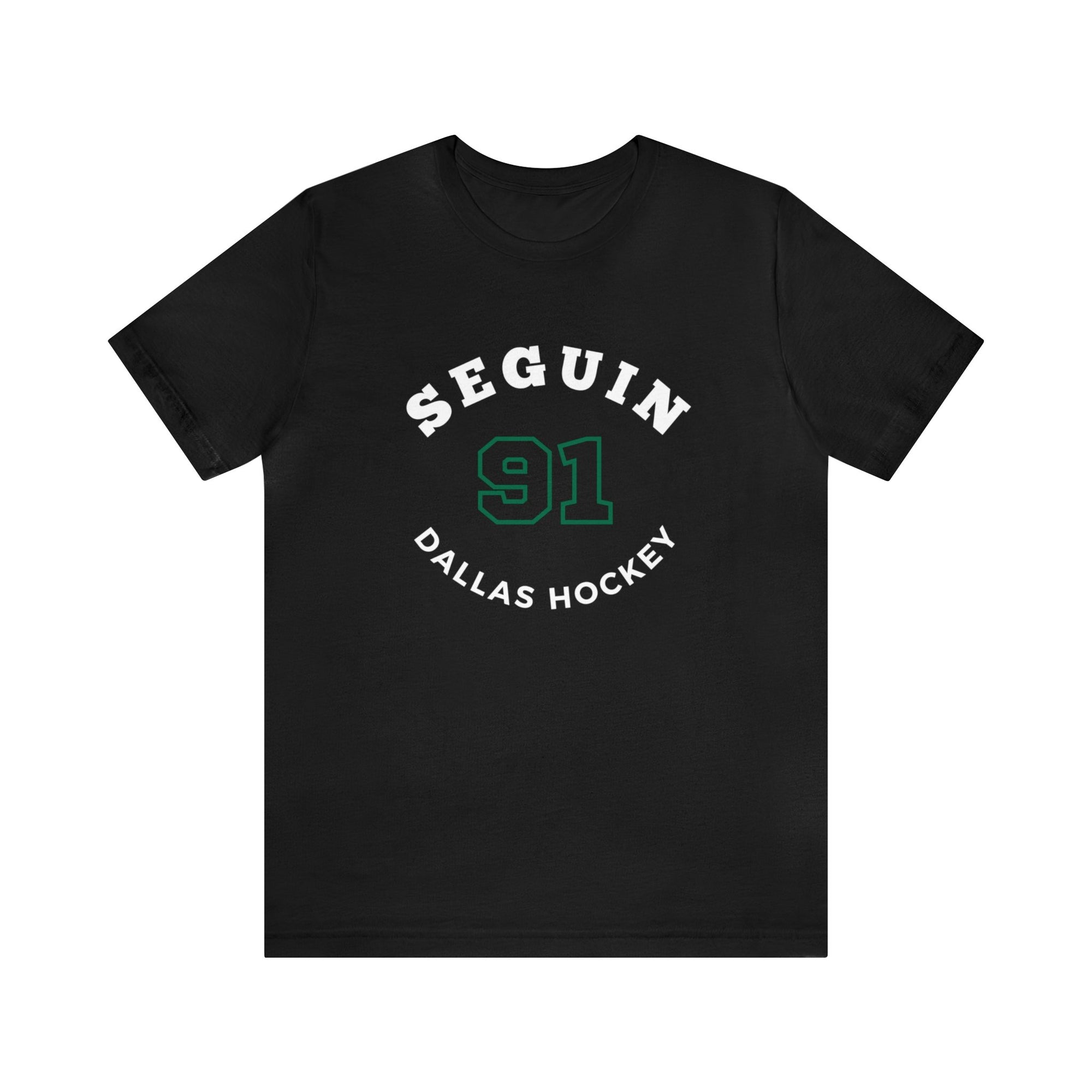Seguin 91 Dallas Hockey Number Arch Design Unisex T-Shirt