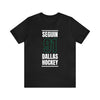 Seguin 91 Dallas Hockey Black Vertical Design Unisex T-Shirt
