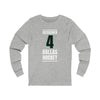 Heiskanen 4 Dallas Hockey Black Vertical Design Unisex Jersey Long Sleeve Shirt