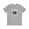 Faksa 12 Dallas Hockey Number Arch Design Unisex T-Shirt