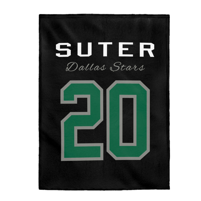 Suter 20 Dallas Stars Velveteen Plush Blanket