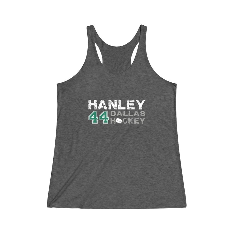 Hanley Dallas Hockey Women's Tri-Blend Racerback Tank Top