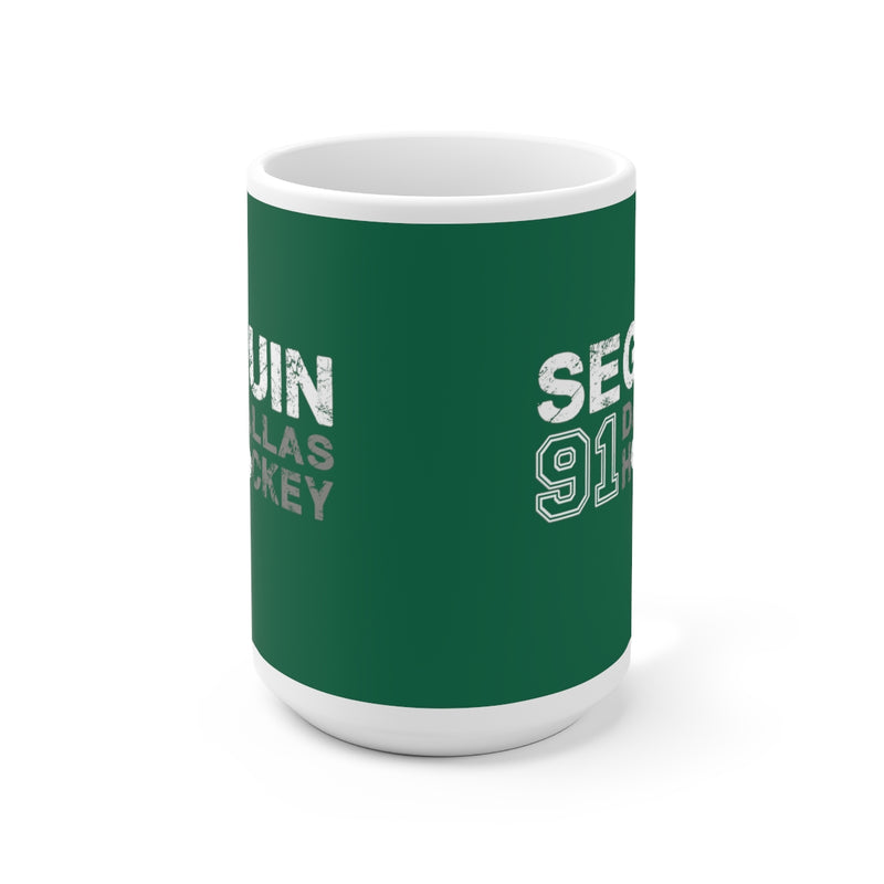 Seguin 91 Dallas Hockey Ceramic Coffee Mug In Victory Green, 15oz