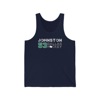 Johnston 53 Dallas Hockey Unisex Jersey Tank Top