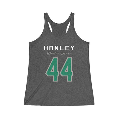 Hanley 44 Dallas Stars Women's Tri-Blend Racerback Tank Top