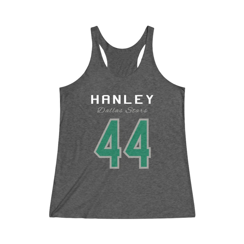 Hanley 44 Dallas Stars Women's Tri-Blend Racerback Tank Top