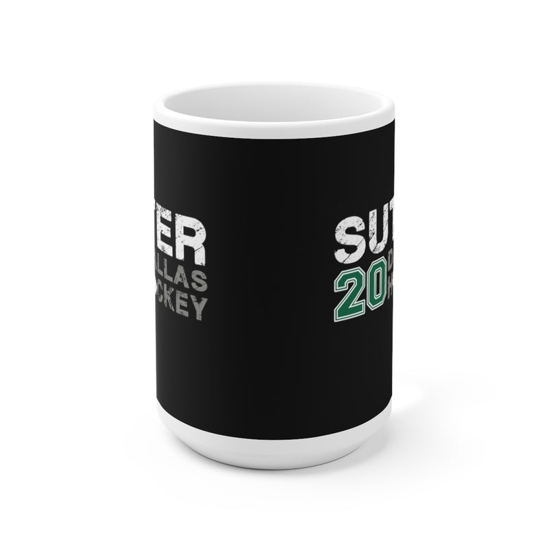 Suter 20 Dallas Hockey Ceramic Coffee Mug In Black, 15oz