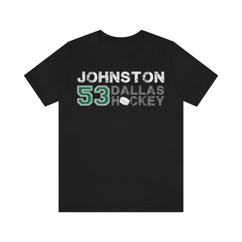 Johnston 53 Dallas Hockey Unisex Jersey Tee