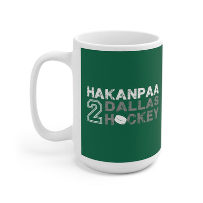 Hakanpaa 2 Dallas Hockey Ceramic Coffee Mug In Victory Green, 15oz
