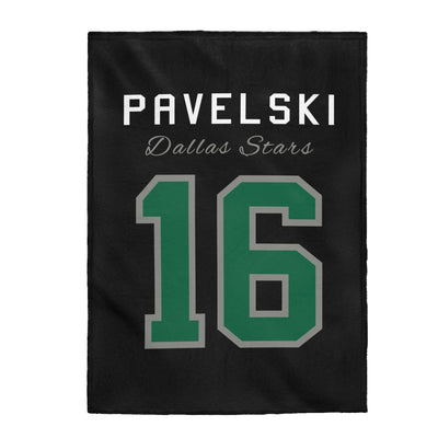 Pavelski 16 Dallas Stars Velveteen Plush Blanket