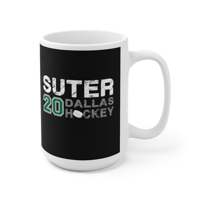 Suter 20 Dallas Hockey Ceramic Coffee Mug In Black, 15oz