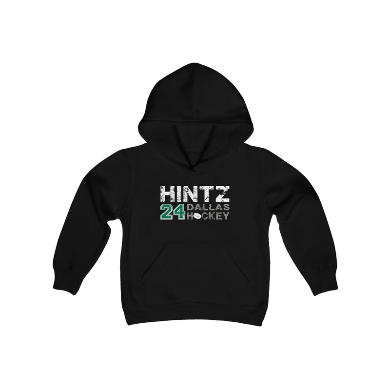 Hintz 24 Dallas Hockey Youth Hooded Sweatshirt