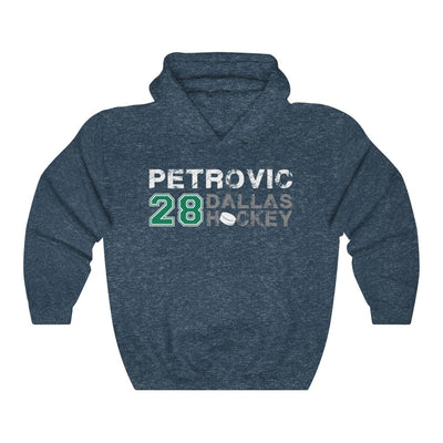 Petrovic 28 Dallas Hockey Unisex Hooded Sweatshirt