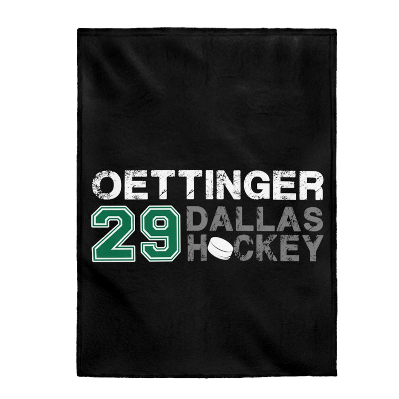 Oettinger 29 Dallas Hockey Velveteen Plush Blanket