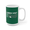 Lundkvist 5 Dallas Hockey Ceramic Coffee Mug In Victory Green, 15oz