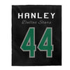 Hanley 44 Dallas Stars Velveteen Plush Blanket