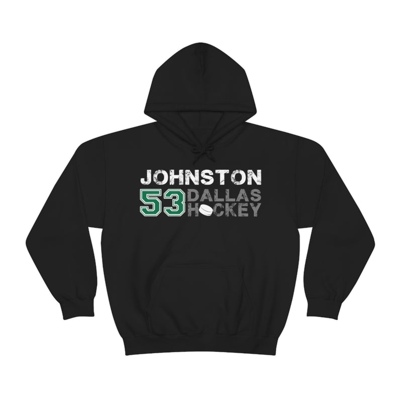 Johnston 53 Dallas Hockey Unisex Hooded Sweatshirt