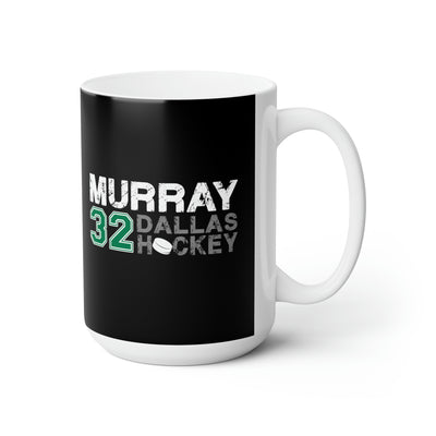 Murray 32 Dallas Hockey Ceramic Coffee Mug In Black, 15oz