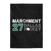 Marchment 27 Dallas Hockey Velveteen Plush Blanket