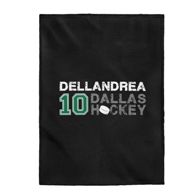 Dellandrea 10 Dallas Hockey Velveteen Plush Blanket
