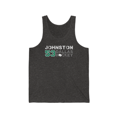 Johnston 53 Dallas Hockey Unisex Jersey Tank Top