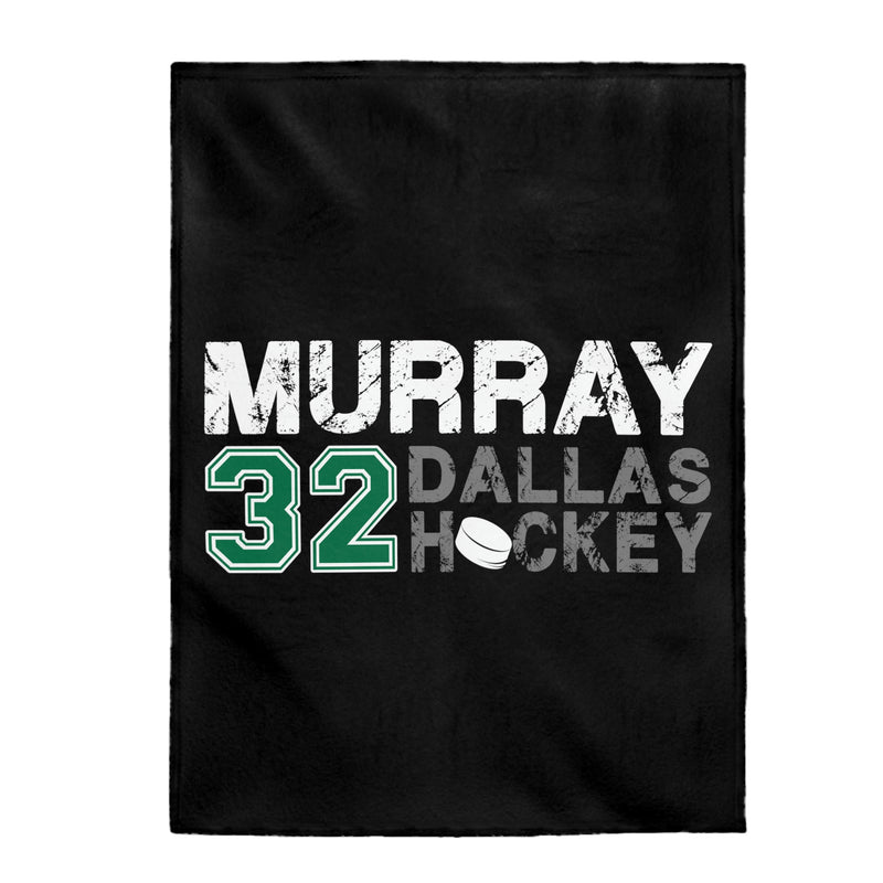 Murray 32 Dallas Hockey Velveteen Plush Blanket