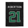 Robertson 21 Dallas Stars Velveteen Plush Blanket