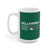 Dellandrea 10 Dallas Hockey Ceramic Coffee Mug In Victory Green, 15oz