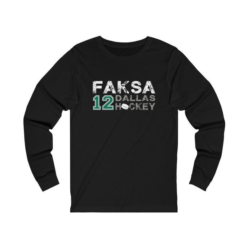 Faksa 12 Dallas Hockey Unisex Jersey Long Sleeve Shirt