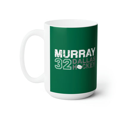 Murray 32 Dallas Hockey Ceramic Coffee Mug In Victory Green, 15oz