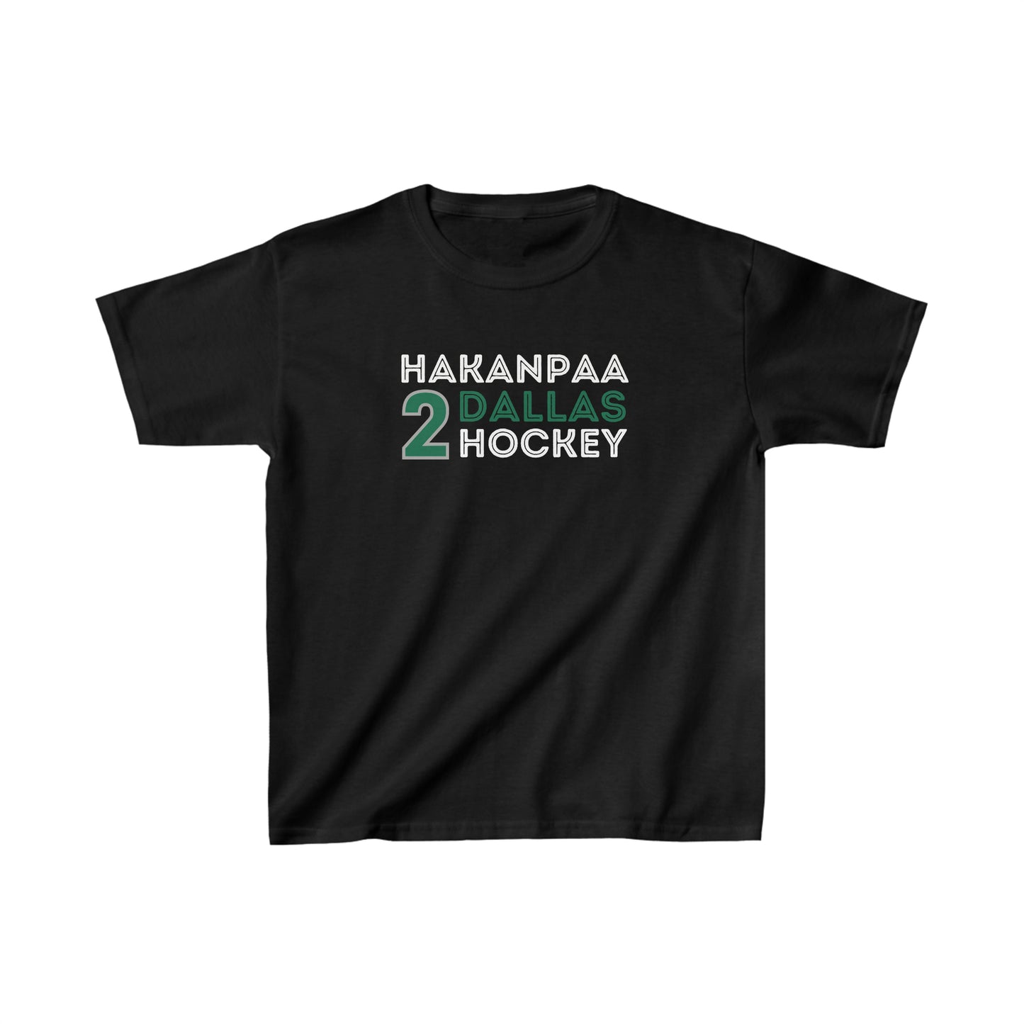 Hakanpaa 2 Dallas Hockey Grafitti Wall Design Kids Tee