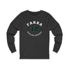 Faksa 12 Dallas Hockey Number Arch Design Unisex Jersey Long Sleeve Shirt