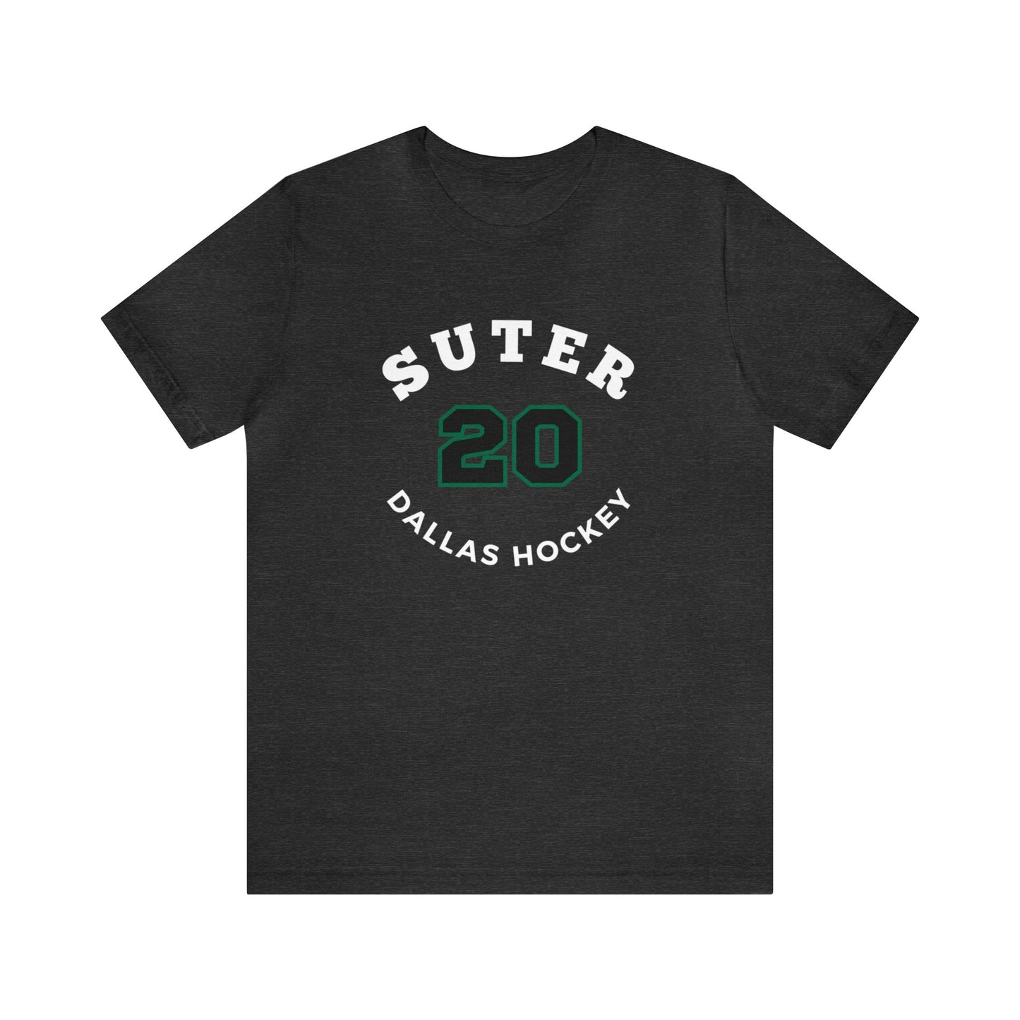 Suter 20 Dallas Hockey Number Arch Design Unisex T-Shirt