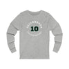 Dellandrea 10 Dallas Hockey Number Arch Design Unisex Jersey Long Sleeve Shirt