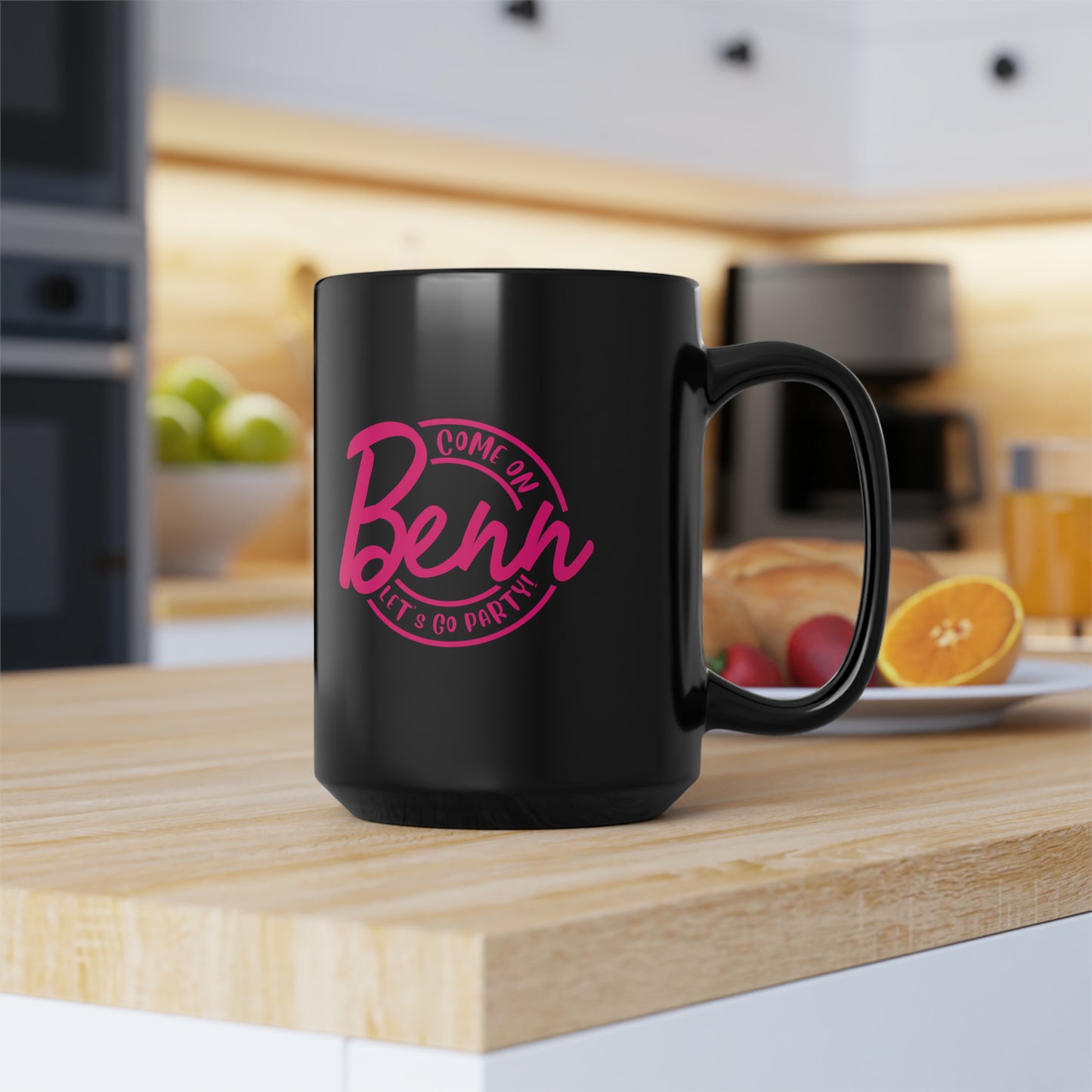 Benn Let's Go Party Barbie Coffee Mug, 15oz