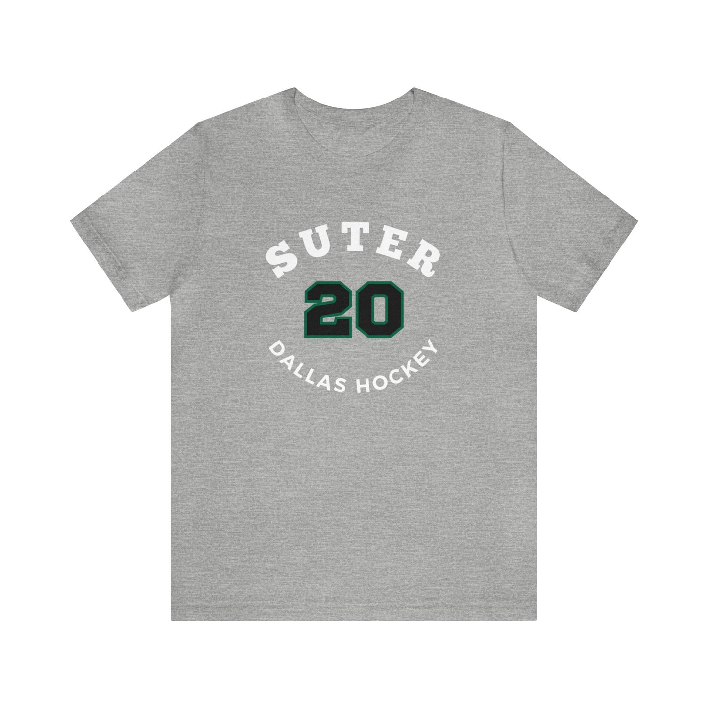 Suter 20 Dallas Hockey Number Arch Design Unisex T-Shirt