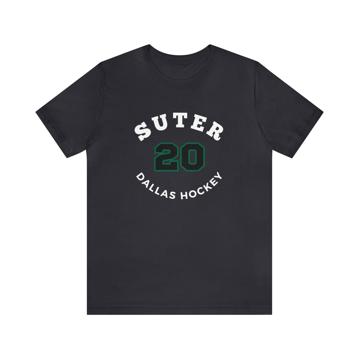 Suter 20 Dallas Hockey Number Arch Design Unisex T-Shirt