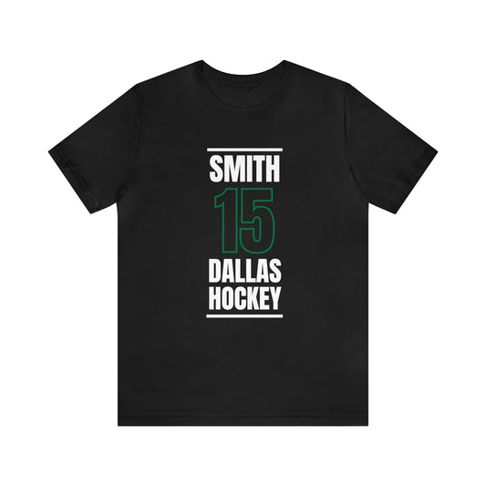 Smith 15 Dallas Hockey Black Vertical Design Unisex T-Shirt